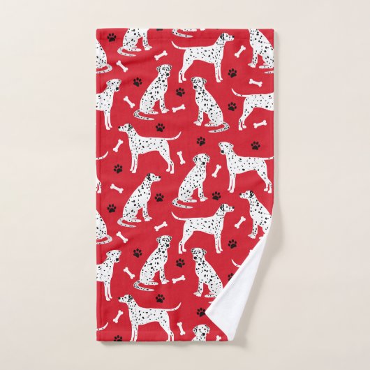 Dalmatische poten en Botten Bad Handdoek (Handdoek)