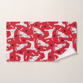 Dalmatische poten en Botten Bad Handdoek (Handdoek)