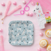 Dalmatische poten en Botten Borden papier Papieren Bordje (Feest)