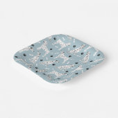 Dalmatische poten en Botten Borden papier Papieren Bordje (Gebogen)
