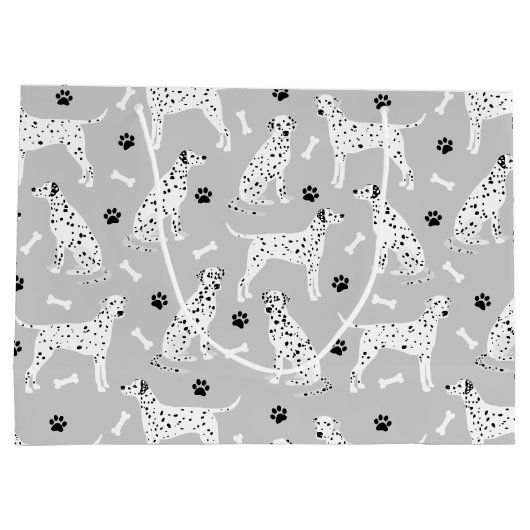 Dalmatische poten en Botten grote cadeautas (Achterkant)