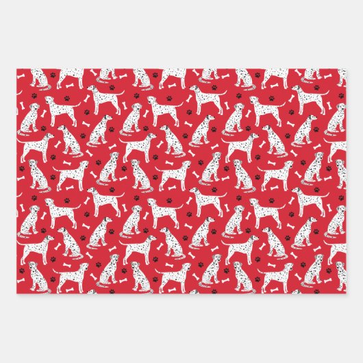 Dalmatische poten en Botten Inpakpapier Vel (Voorkant)