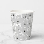 Dalmatische poten en Botten Papieren Bekers (Achterkant)