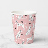 Dalmatische poten en Botten papieren kopjes Bekers (Links)