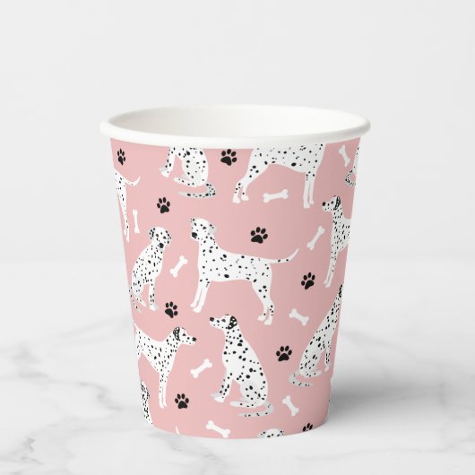 Dalmatische poten en Botten papieren kopjes Bekers (Voorkant)