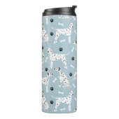 Dalmatische poten en Botten thermische trommel Thermosbeker (Gedraaid links)