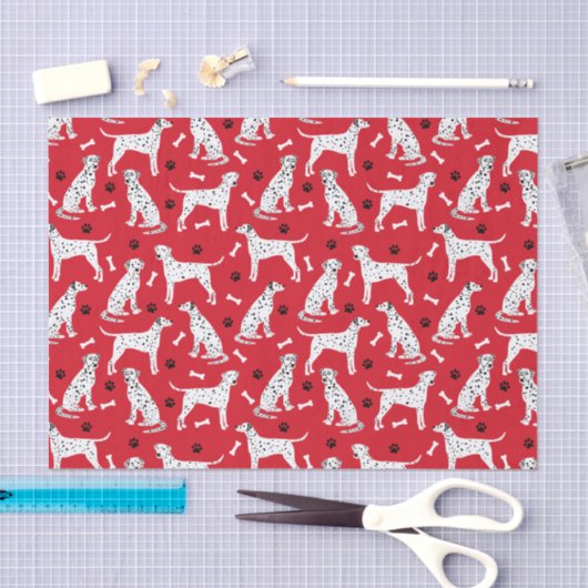 Dalmatische poten en Botten Tissuepapier (Craft)