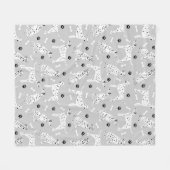 Dalmatische poten en Botten Vluchten Blanket Fleece Deken (Voorkant (Horizontaal))
