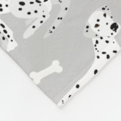 Dalmatische poten en Botten Vluchten Blanket Fleece Deken (Hoek)
