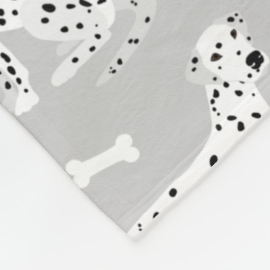 Dalmatische poten en Botten Vluchten Blanket Fleece Deken (Hoek)