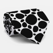 Dalmatische Print stropdas (Opgerold)