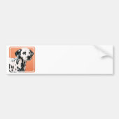 Dalmatische Puppies Bumperstickers (Voorkant)