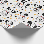 Dalmatische Puppies Cadeaupapier (Hoek)