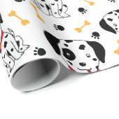 Dalmatische Puppies Cadeaupapier (Rol Hoek)