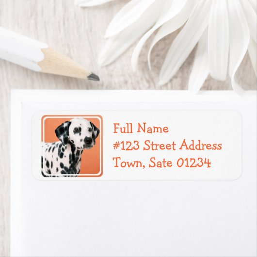 Dalmatische Puppies Mailing Label (Insitu)