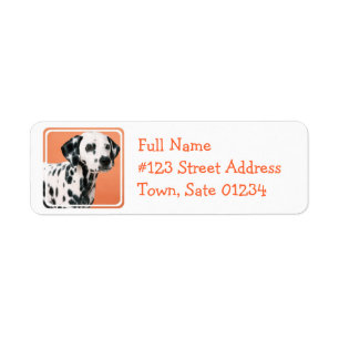 Dalmatische Puppies Mailing Label