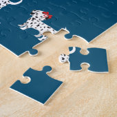 Dalmatische puppies puzzel met een persoonlijke na (Zijkant)