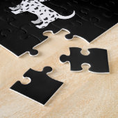 Dalmatische puppies puzzel met een persoonlijke na (Zijkant)