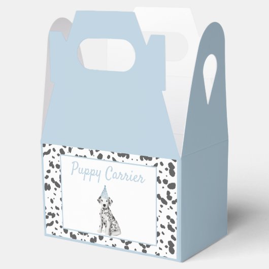 Dalmatische puppy adoptie Verjaardagsfeestdrager Bedankdoosjes (Geopend)