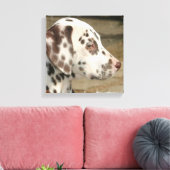 Dalmatische Puppy Canvas Print (Insitu (Woonkamer))