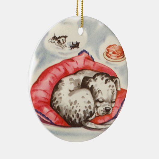  Dalmatische Puppy Dromen Keramisch Ornament (Rechts)