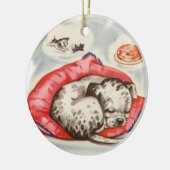  Dalmatische Puppy Dromen Keramisch Ornament (Links)