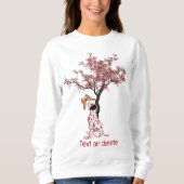 Dalmatische puppy en vlinder op maat trui (Voorkant)