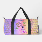 Dalmatische puppy en vlinders gepersonaliseerd plunjezak (Voorkant)