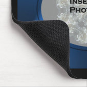 Dalmatische puppy en witte rozenfoto muismat (Hoek)