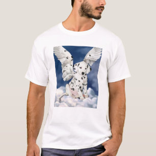 Dalmatische puppy engel t-shirt