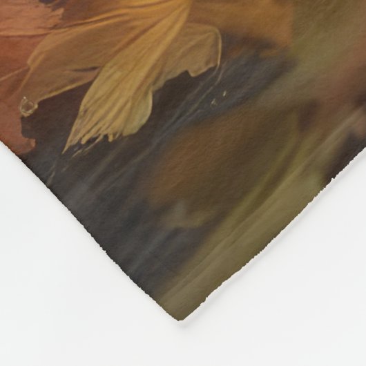 Dalmatische Puppy Herfst Delight Pompoen Fleece Deken (Hoek)