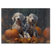 Dalmatische Puppy Herfst Delight Pompoen Snijplank (Voorkant)