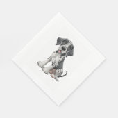 Dalmatische Puppy Hond Premium Scoop Servet (Hoek)