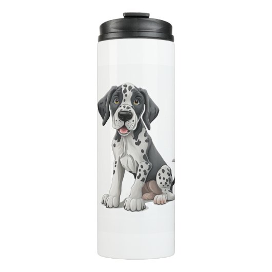 Dalmatische Puppy Hond Premium Scoop Thermosbeker (Voorkant)