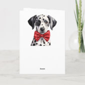 Dalmatische Puppy Hond Verjaardag Kaart (Achterkant)