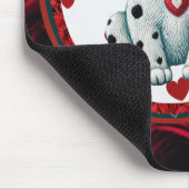 Dalmatische puppy houdt van mousepad - wees mijn V Muismat (Hoek)