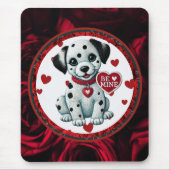 Dalmatische puppy houdt van mousepad - wees mijn V Muismat (Voorkant)