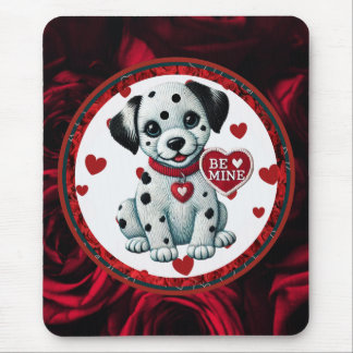 Dalmatische puppy houdt van mousepad - wees mijn V Muismat