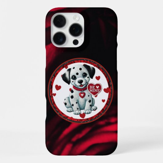 Dalmatische puppy iPhone 16 Pro Hoesje – Wees van iPhone Hoesje (Achterkant)