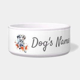 Dalmatische puppy Keramische Pet Bowl Voerbakje