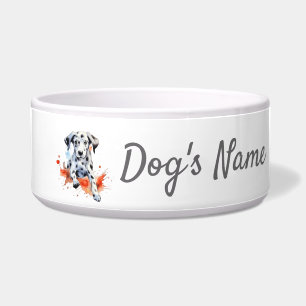 Dalmatische puppy Keramische Pet Bowl Voerbakje