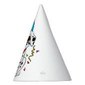 Dalmatische puppy met de hartlijnde neus feesthoedjes (Rechts)