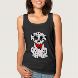 Dalmatische puppy met de hartlijnde neus t-shirt