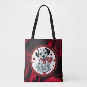 Dalmatische puppy schouder Canvas tas - Wees de mi (Voorkant)