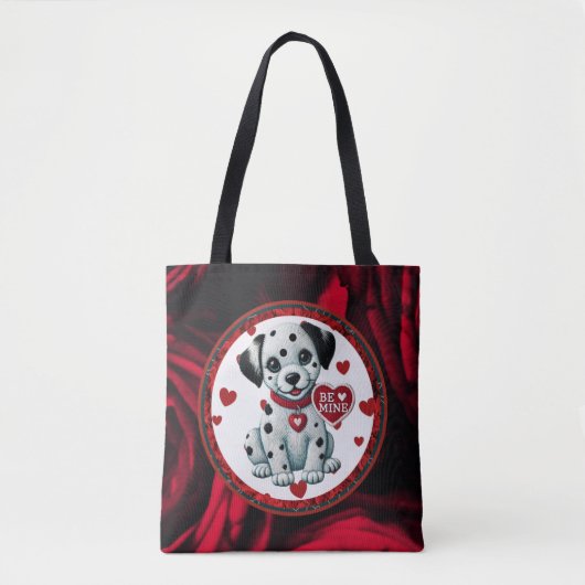 Dalmatische puppy schouder Canvas tas - Wees de mi (Voorkant)