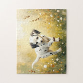 Dalmatische puppy waterverf legpuzzel (Verticaal)