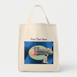 Dalmatische Puppy White Rose Foto Tote Bag