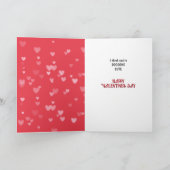 Dalmatische puppyhond in een Valentijn Feestdagen Kaart (Binnen)