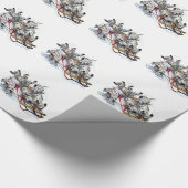 Dalmatische pups cadeaupapier (Hoek)