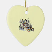 Dalmatische pups keramisch ornament (Rechts)